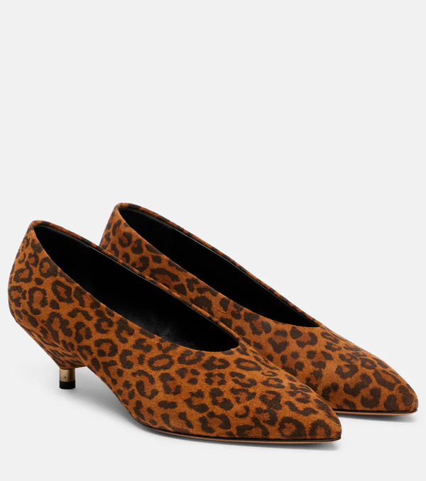  Isabel Marant Isabel Marant Ebisa 45 Leopard-print Leather Pumps 