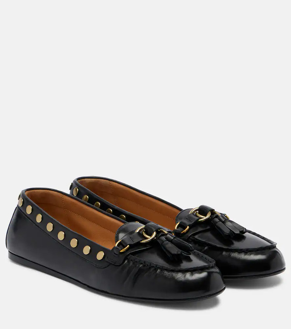  Isabel Marant Isabel Marant Faxel Studded Leather Moccasins 