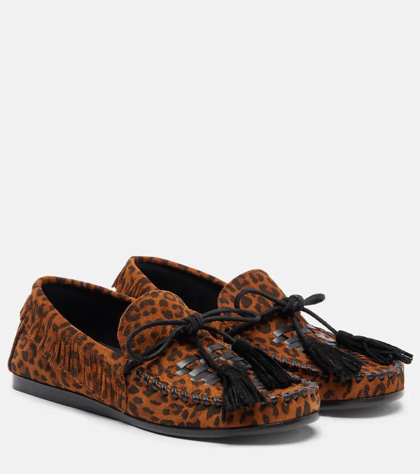  Isabel Marant Isabel Marant Fitza Fringed Suede Loafers 