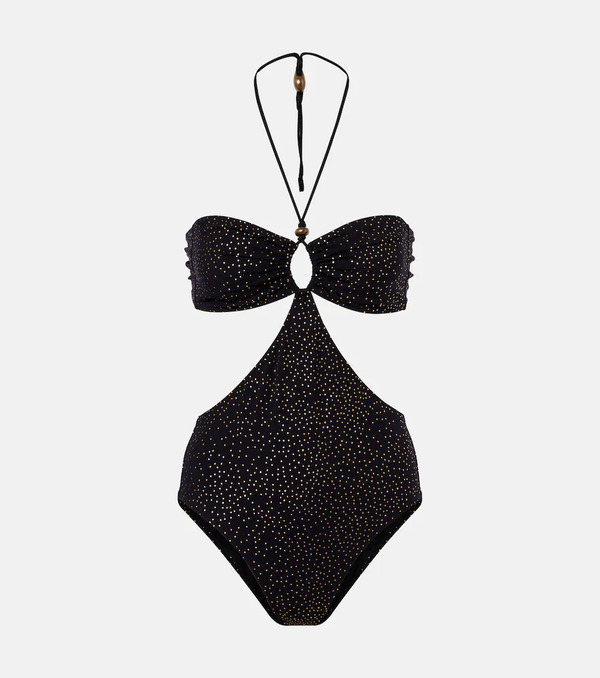  Isabel Marant Isabel Marant Idoya Polka-dot Cutout Swimsuit 