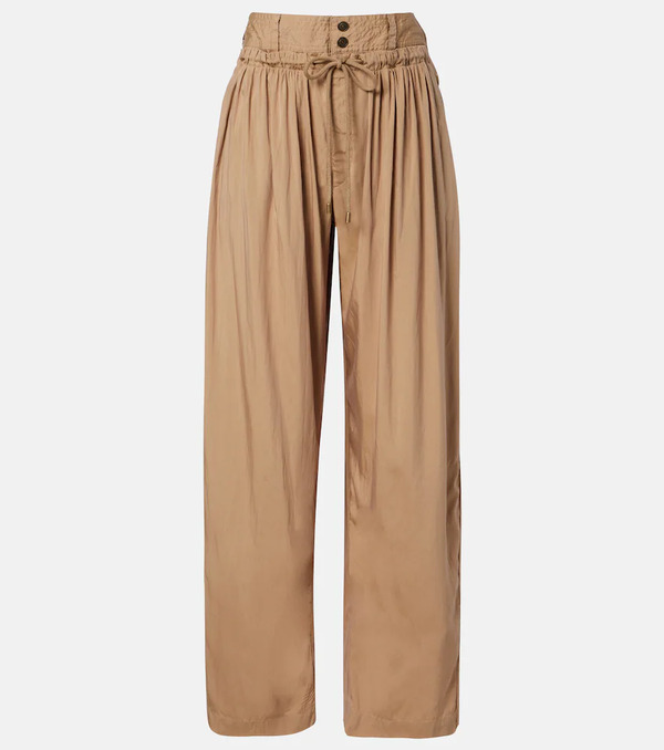  Isabel Marant Isabel Marant Inaya Layered Wide-leg Pants 