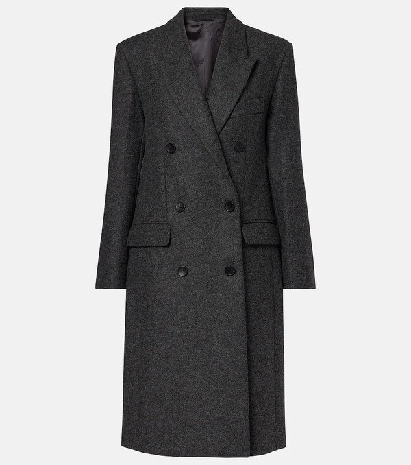  Isabel Marant Isabel Marant Irene Double-breasted Virgin Wool Coat 