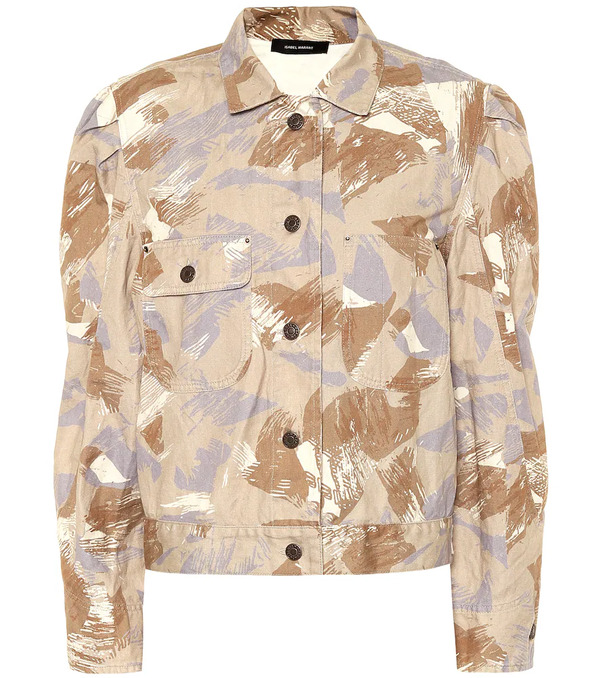  Isabel Marant Isabel Marant Itora Cotton And Linen Jacket 