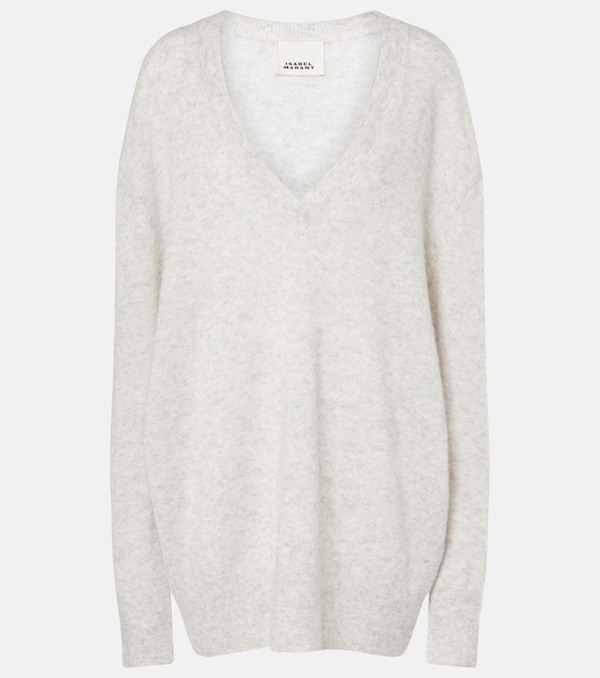  Isabel Marant Isabel Marant Larana Silk, Alpaca And Cashmere Sweater 