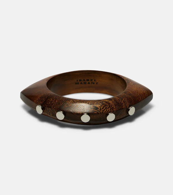  Isabel Marant Isabel Marant Layla Studded Wood Bangle 