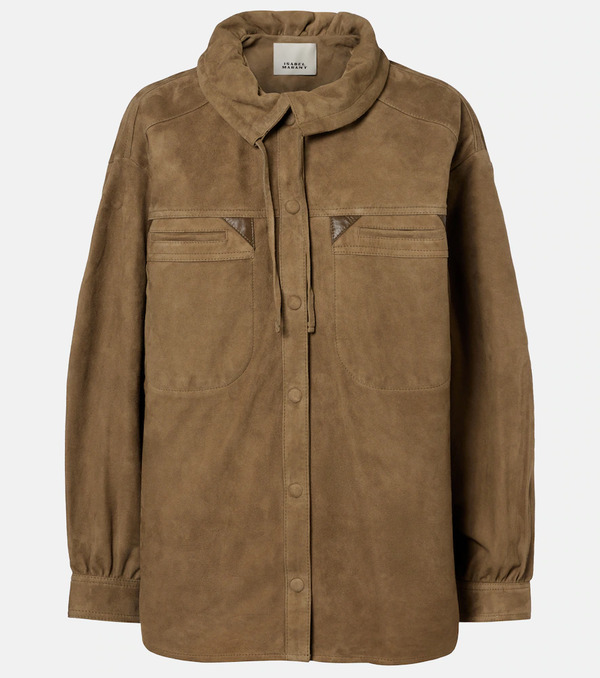  Isabel Marant Isabel Marant Maldia Suede Overshirt 