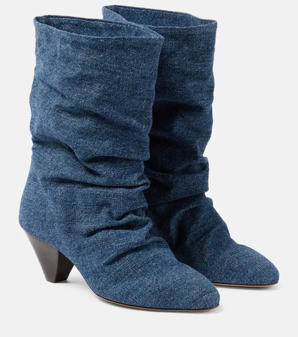  Isabel Marant Isabel Marant Reachi Denim Ankle Boots 