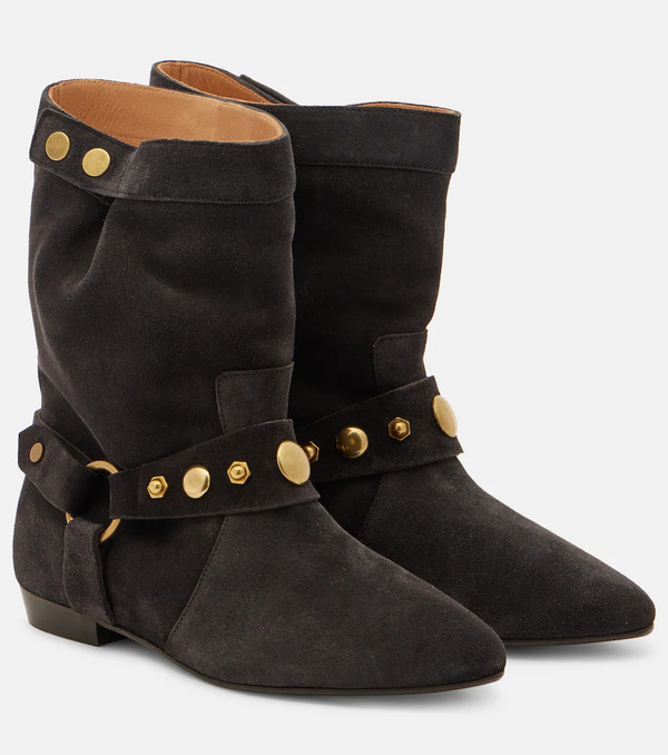  Isabel Marant Isabel Marant Stania Suede Ankle Boots 