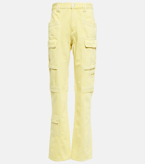  Isabel Marant Isabel Marant Vokayo Straight-leg Cargo Jeans 