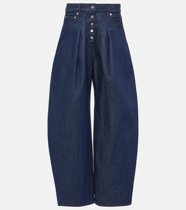  Jacquemus Jacquemus De-nã®mes Ovalo High-rise Wide-leg Jeans 