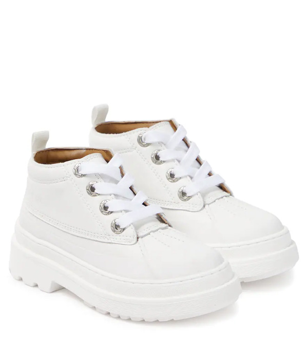  Jacquemus Enfant Jacquemus Enfant Les Meunier Leather Ankle Boots 