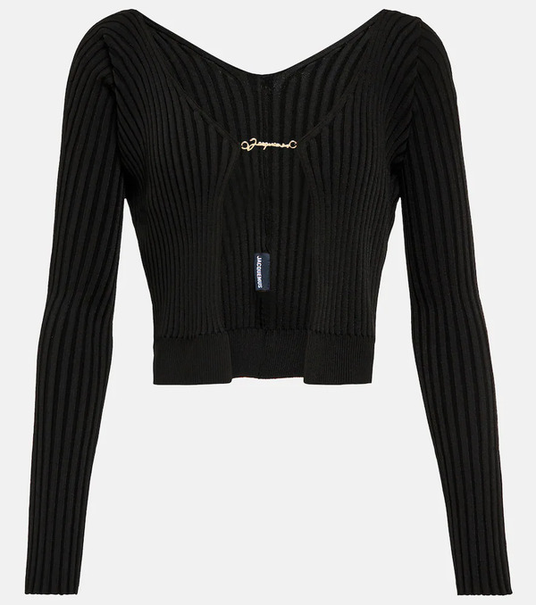  Jacquemus Jacquemus La Maille Pralã¹ Longue Logo Cardigan 