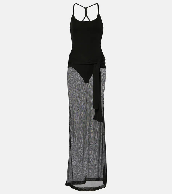  Jacquemus Jacquemus La Robe Maille Nodo Embellished Gown 