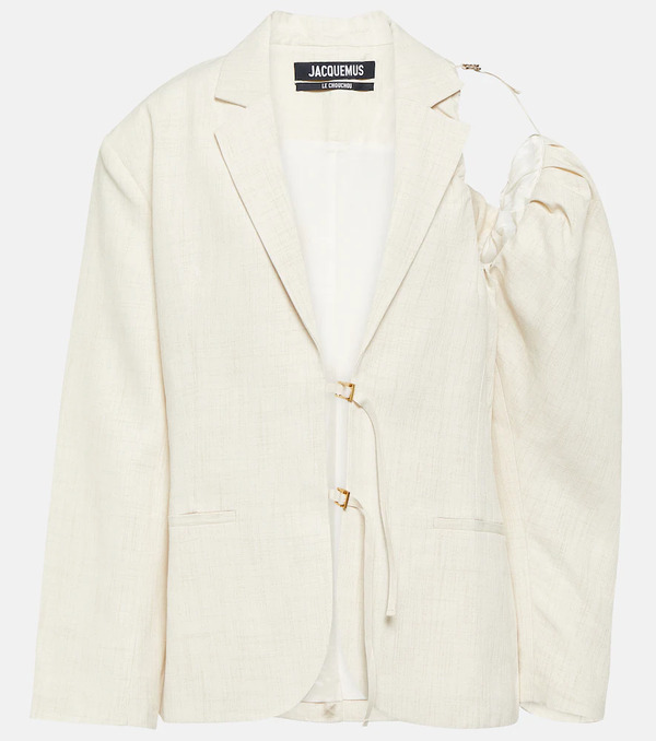  Jacquemus Jacquemus La Veste Galliga Linen-blend Blazer 