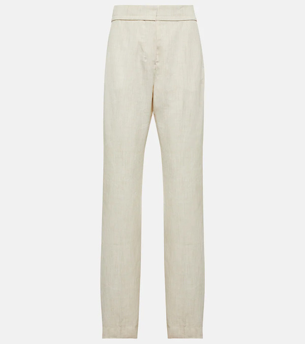  Jacquemus Jacquemus Le Pantalon Tibau High-rise Tapered Pants 