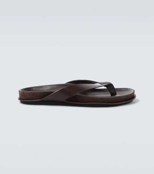  Jacquemus Jacquemus Tatanes Leather Thong Sandals 