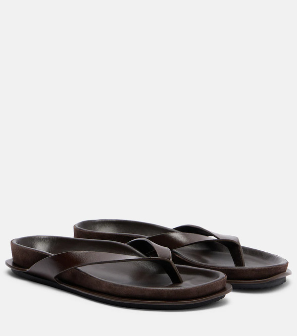  Jacquemus Jacquemus Tatanes Leather Thong Sandals 