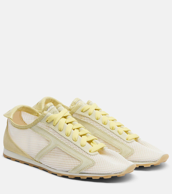  Jacquemus Jacquemus Tennis Leather-trimmed Sneakers 