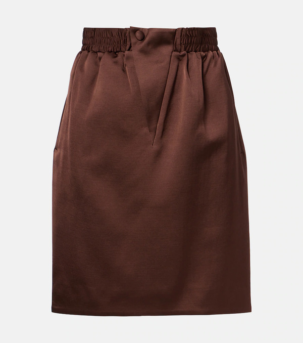  Jacques Wei Jacques Wei Satin Pencil Skirt 