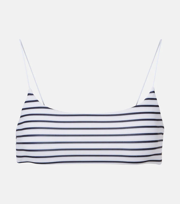  Jade Swim Jade Swim Micro Muse Striped Bikini Top 