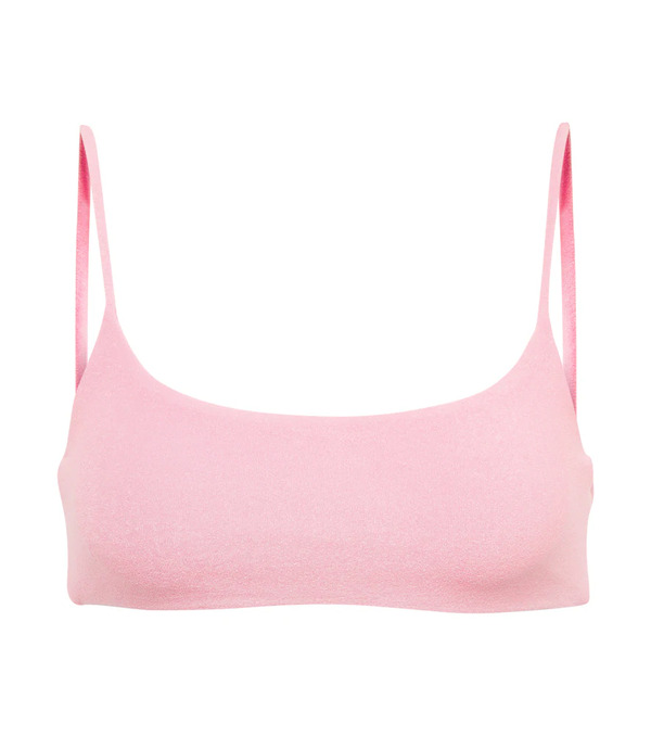  Jade Swim Jade Swim Muse Scoop Terry Bikini Top 