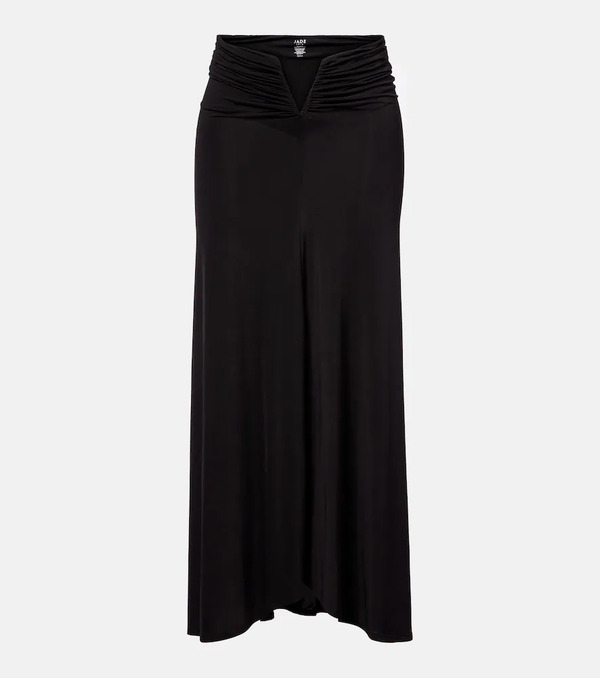  Jade Swim Jade Swim Skyla Ruched Jersey Maxi Skirt 