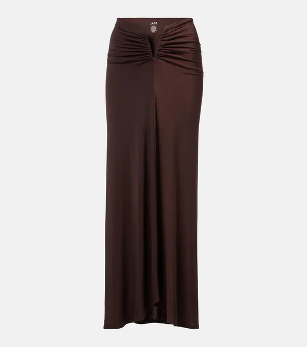  Jade Swim Jade Swim Skyla Ruched Maxi Skirt 