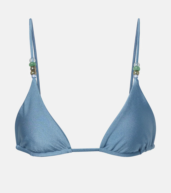  Jade Swim Jade Swim Via Beaded Bikini Top 