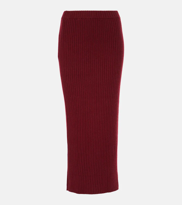  Jardin Des Orangers Jardin Des Orangers Cashmere Midi Skirt 