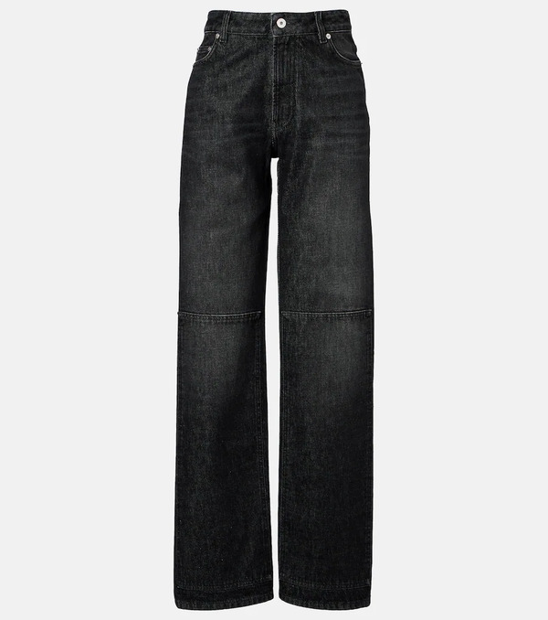  Jean Paul Gaultier Jean Paul Gaultier Cutout Mid-rise Wide-leg Jeans 