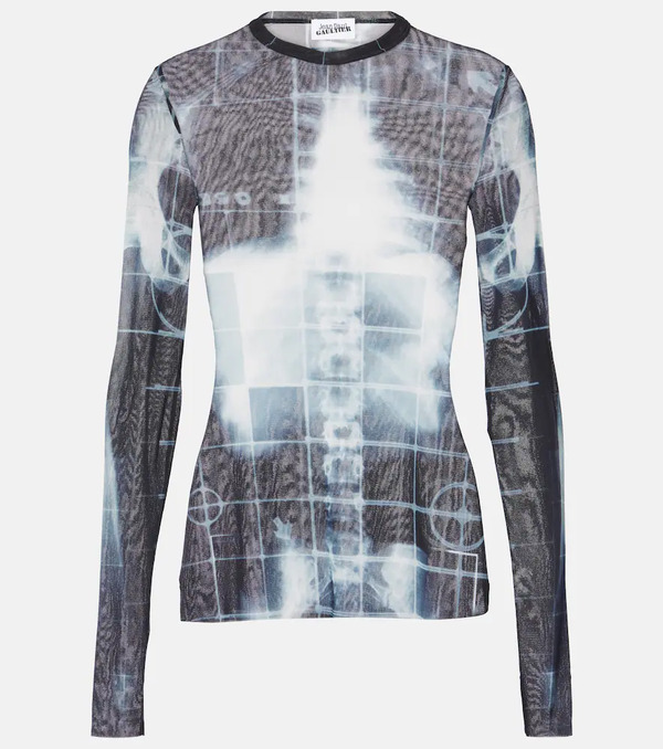  Jean Paul Gaultier Jean Paul Gaultier Squeletor Mesh Top 