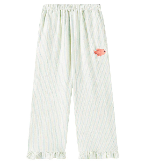  Jellymallow Jellymallow Brid Striped Cotton Pants 