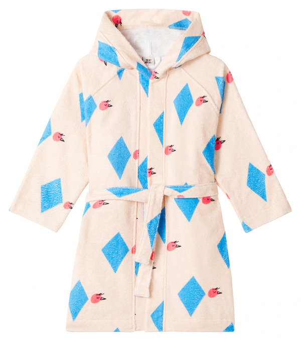  Jellymallow Jellymallow Diamond Bird Printed Terry Robe 