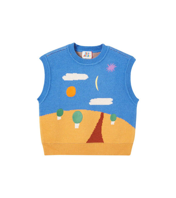  Jellymallow Jellymallow Landscape Knitted Vest 