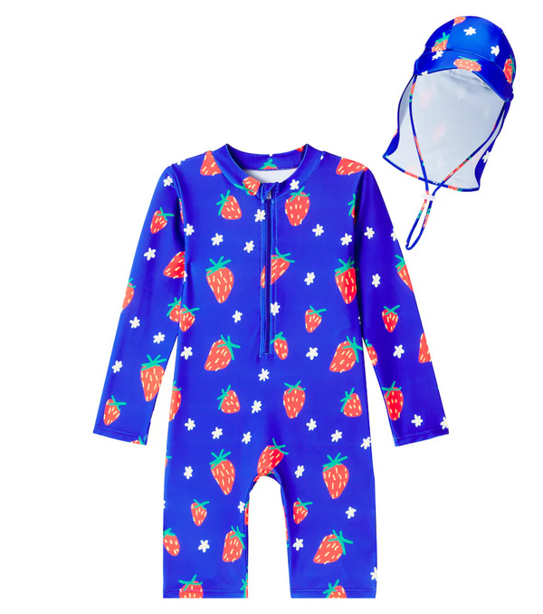  Jellymallow Jellymallow Strawberry Printed Swimsuit Set 