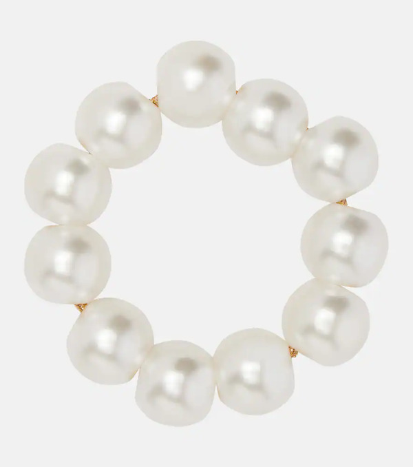  Jennifer Behr Jennifer Behr Henley Faux Pearl Scrunchie 