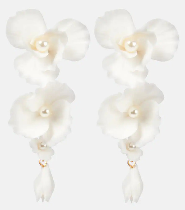  Jennifer Behr Jennifer Behr Mariam Floral Drop Earrings 