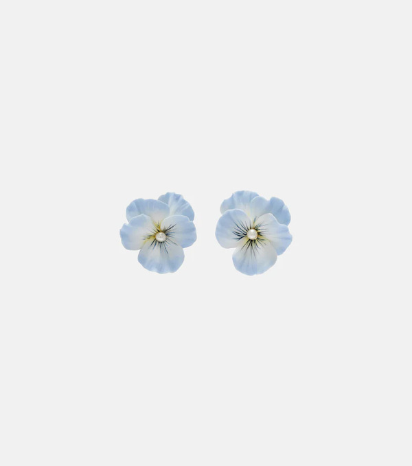  Jennifer Behr Jennifer Behr Viletta Floral Earrings 
