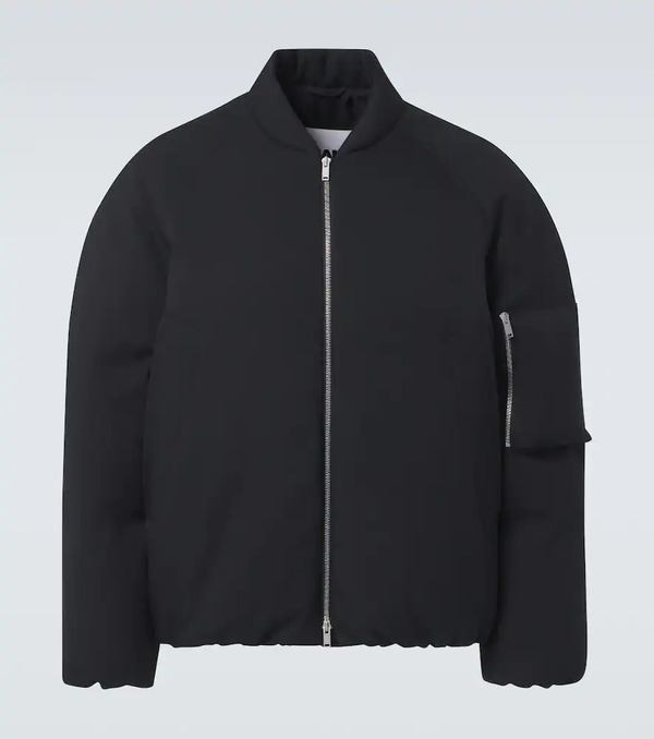  Jil Sander Jil Sander Oversized Gabardine Down Jacket 