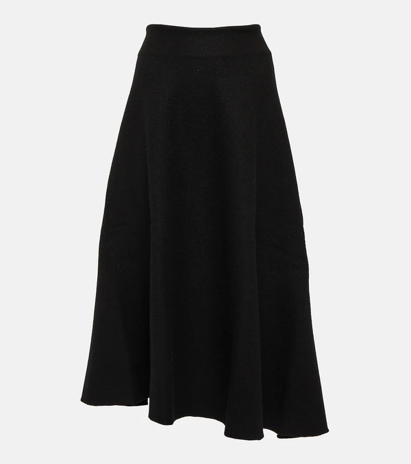  Jil Sander Jil Sander Virgin Wool Midi Skirt 