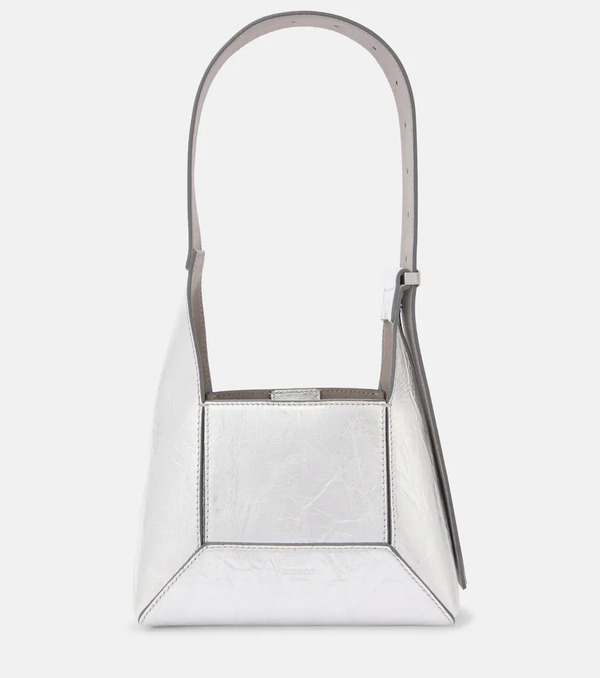  Jimmy Choo Jimmy Choo Diamond Small Embellished Leather Shoulder Bag 