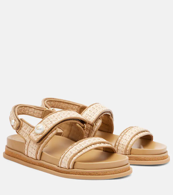  Jimmy Choo Jimmy Choo Fayence Leather Sandals 
