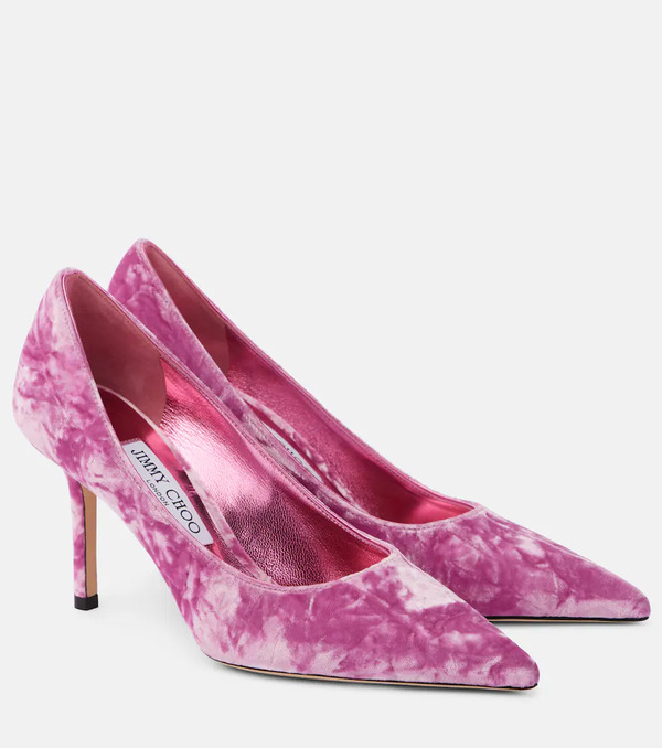  Jimmy Choo Jimmy Choo Love 85 Velvet Pumps 