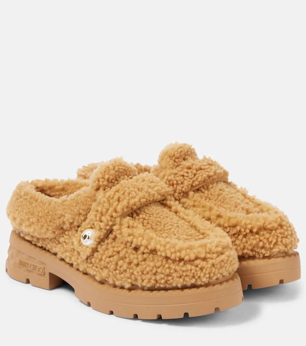  Jimmy Choo Jimmy Choo Shea Shearling Mules 