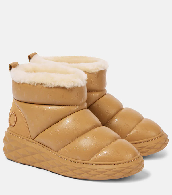  Jimmy Choo Jimmy Choo Xan Leather Snow Boots 