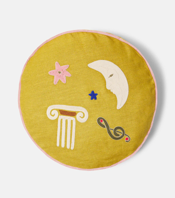  Jonathan Adler Jonathan Adler Playa Celestial Linen Cushion 
