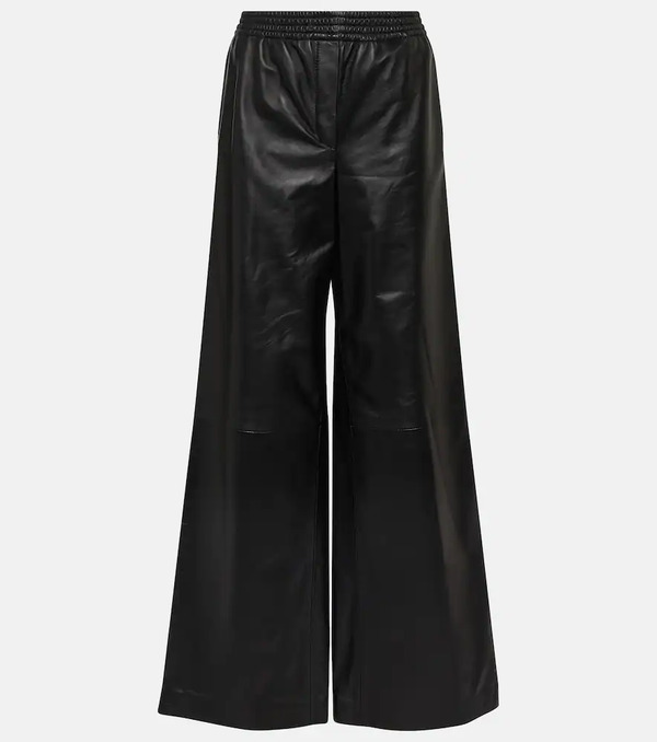  Joseph Joseph Ashbridge Leather Wide-leg Pants 