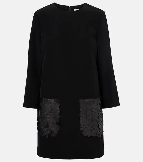  Joseph Joseph Bixio Sequined Satin Twill Minidress 