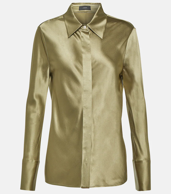  Joseph Joseph Brunel Silk Satin Blouse 