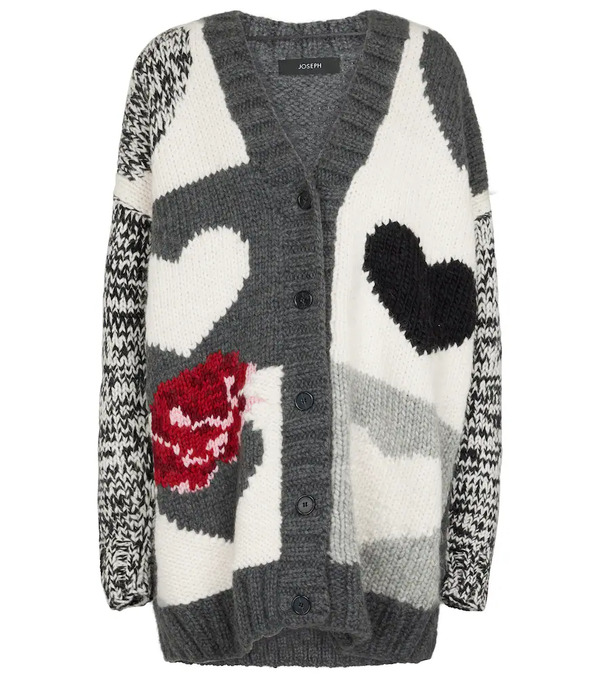  Joseph Joseph Intarsia Wool-blend Cardigan 